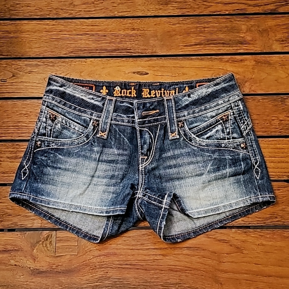 Rock Revival Demin Jean's Shorts - LIKE NEW - Sz 26